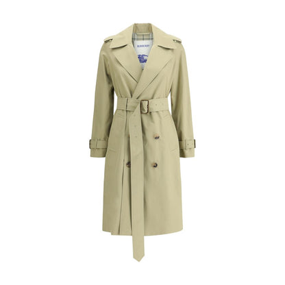 Beige Cotton Trench Coat