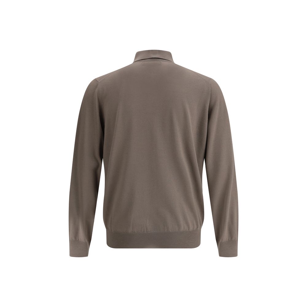 Bicolor Cashmere Dress Shirt