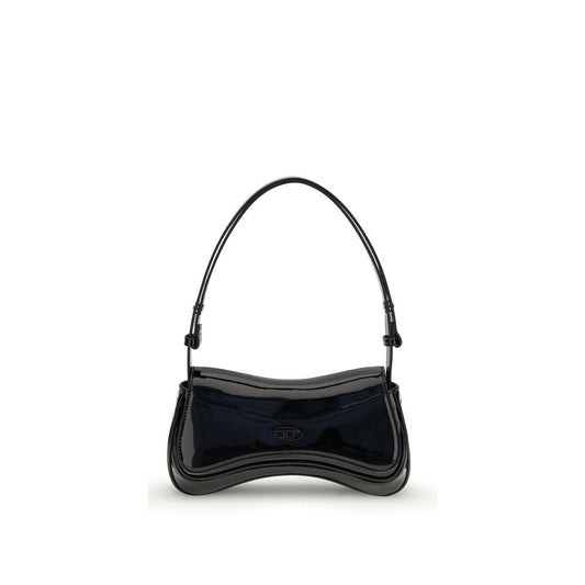 Black Polyethylene Shoulder Bag
