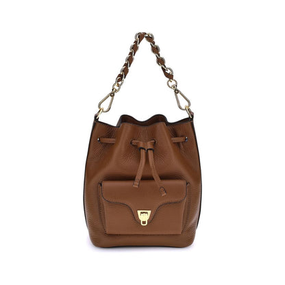 Brown Calf Leather Bos Taurus Backet Bag