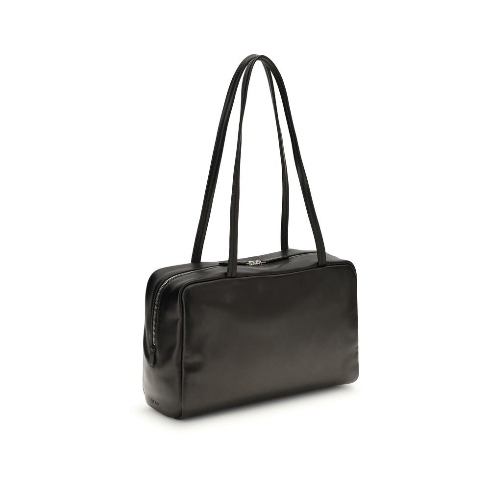 Black Calf Leather Bos Taurus Shoulder Bag