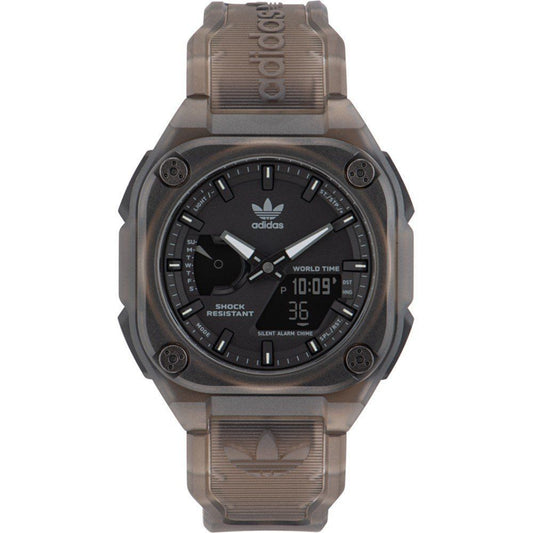 Brown Synthetic Sport Watch