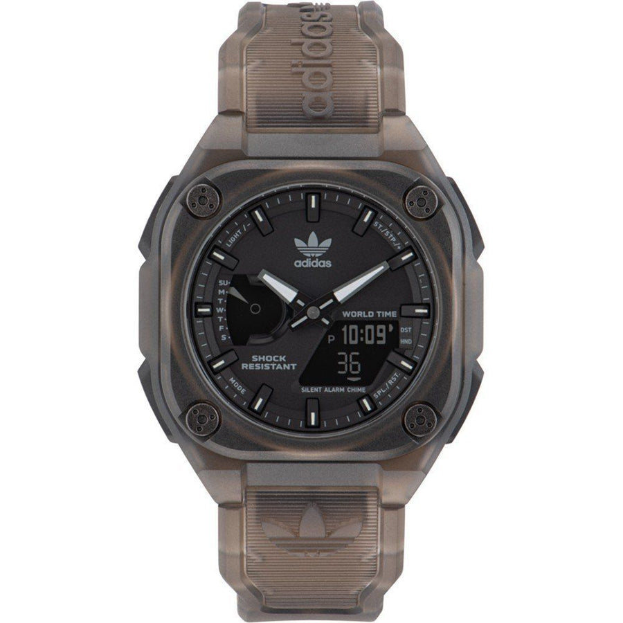 Brown Synthetic Sport Watch