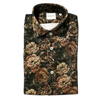 Multicolor Cotton Men Shirt