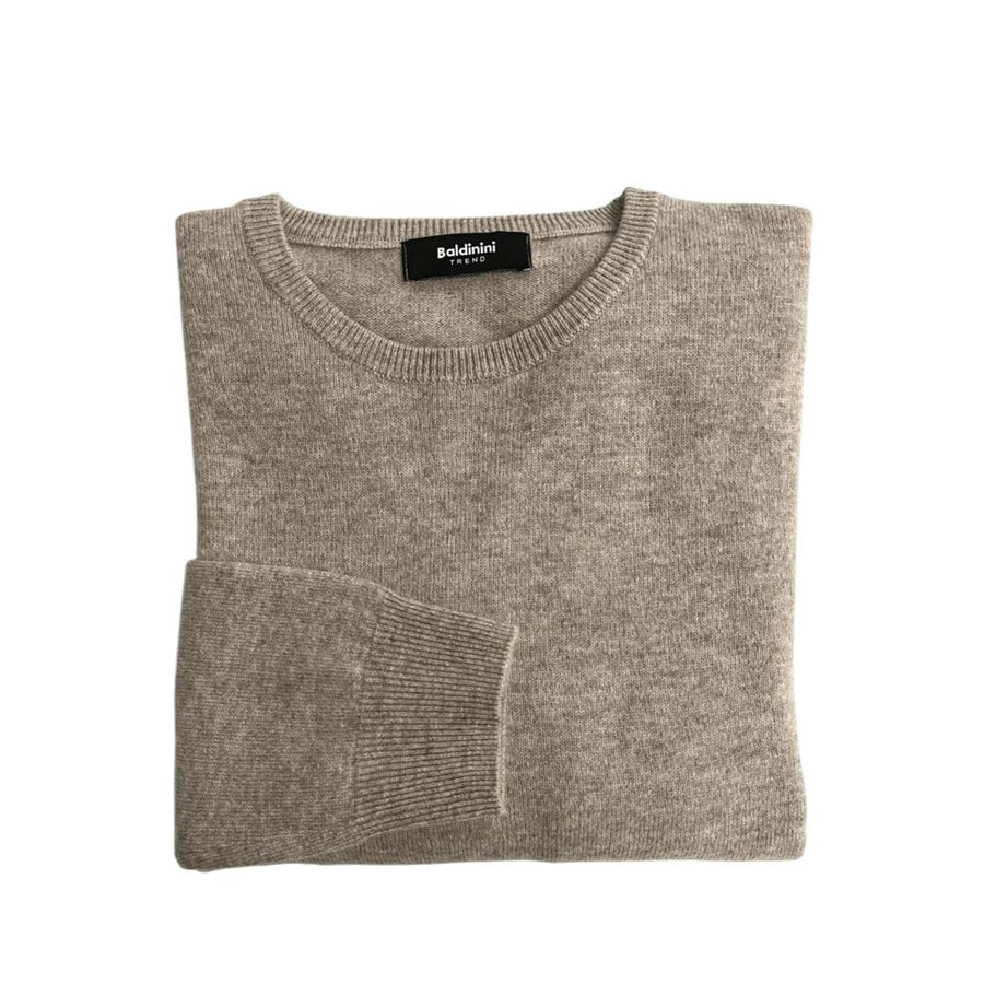 Beige Cashmere Men Sweater