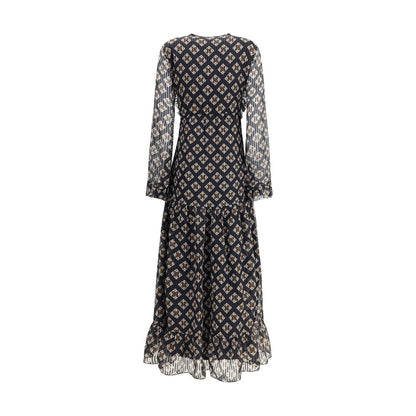 Black Silk Long Dress