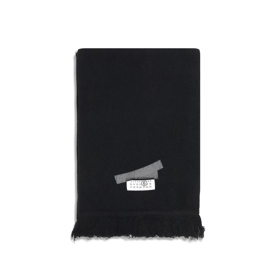 Black Wool Scarf