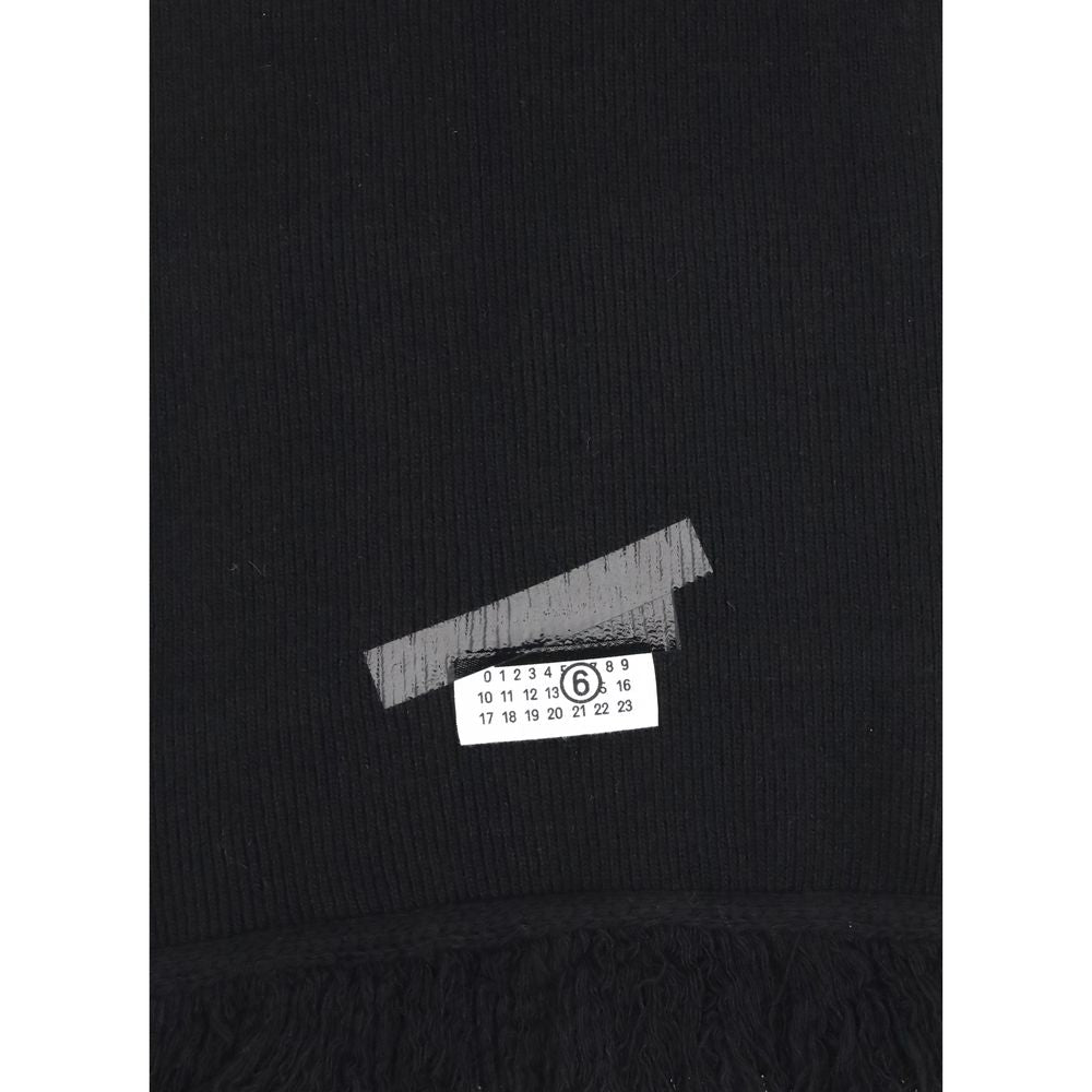 Black Wool Scarf