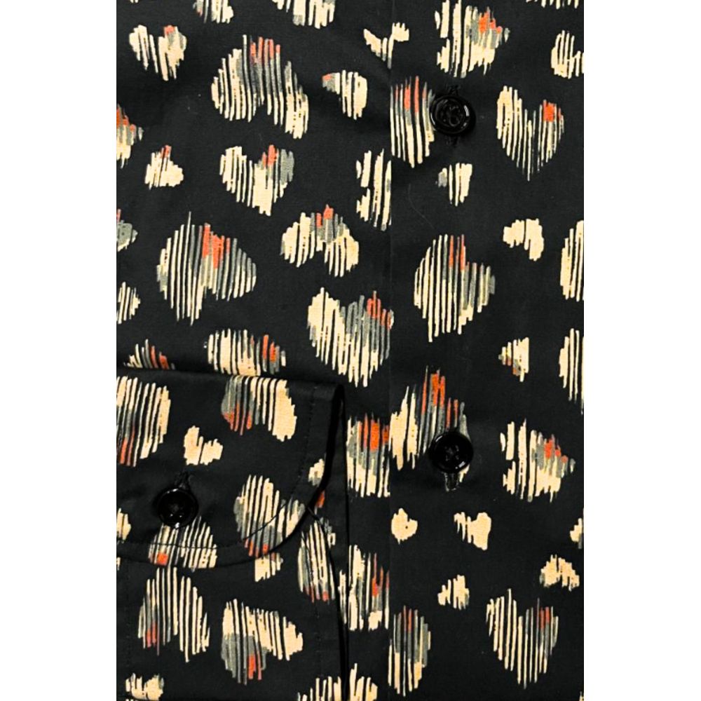 Multicolor Cotton Men Shirt