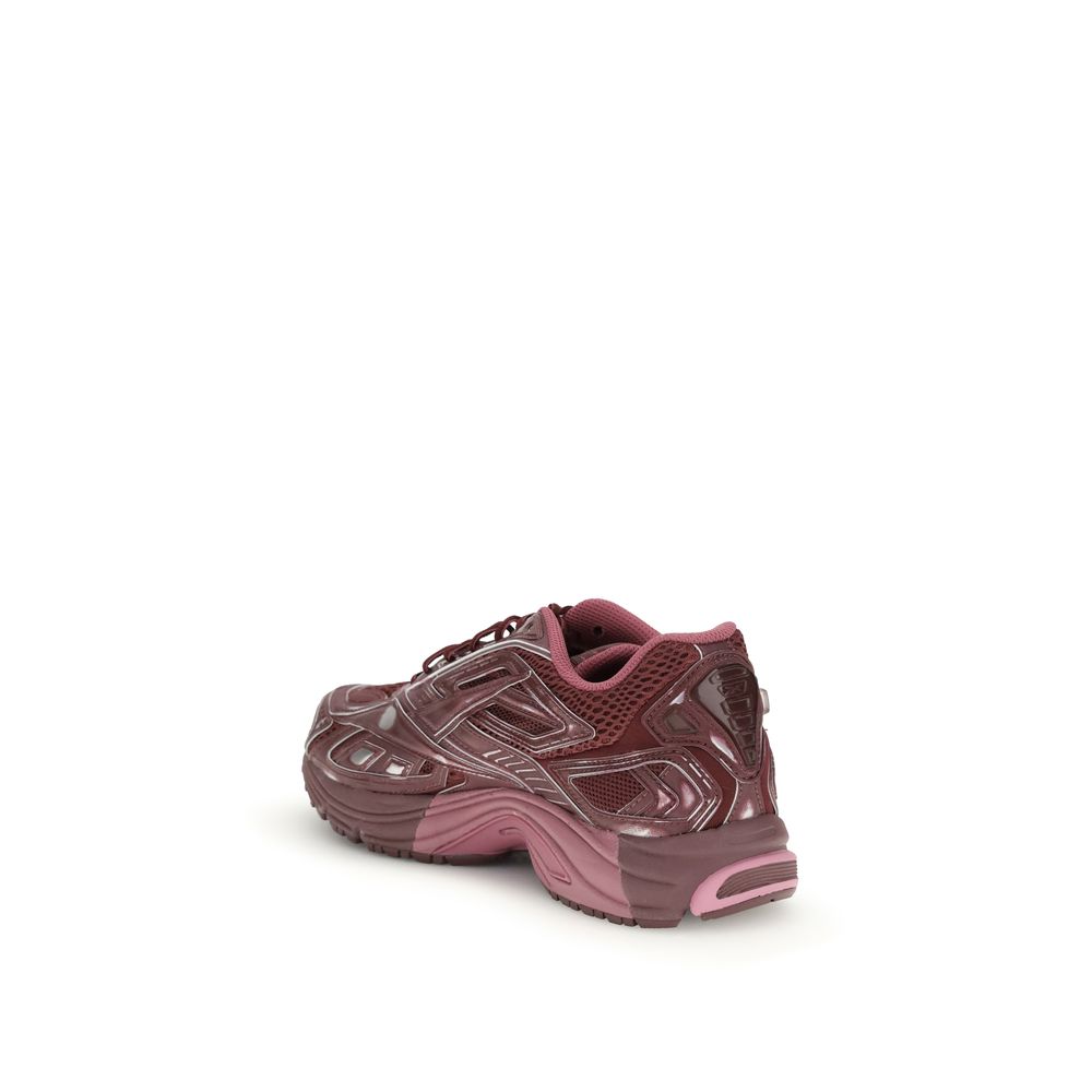 Bordeaux Polyethylene Athletic Sneakers