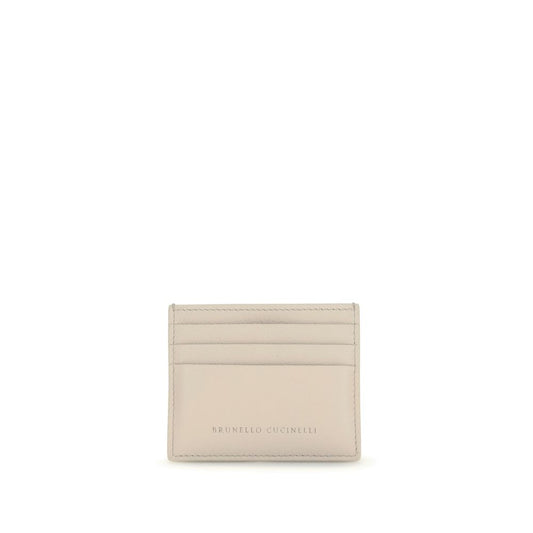 Beige Calf Leather Bos Taurus Wallet