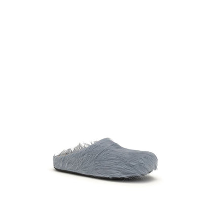 Light Blue Rubber Mules