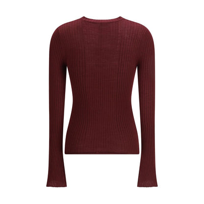 Bordeaux Wool Sweatshirt