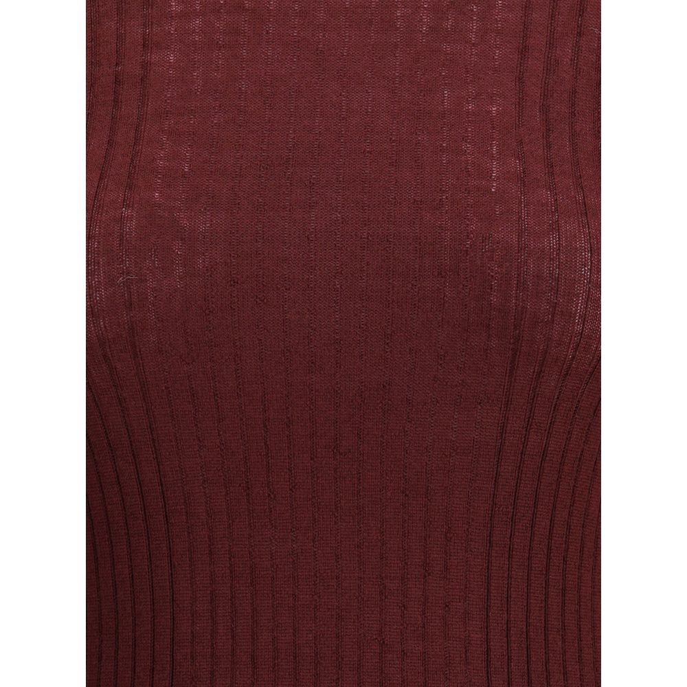 Bordeaux Wool Sweatshirt