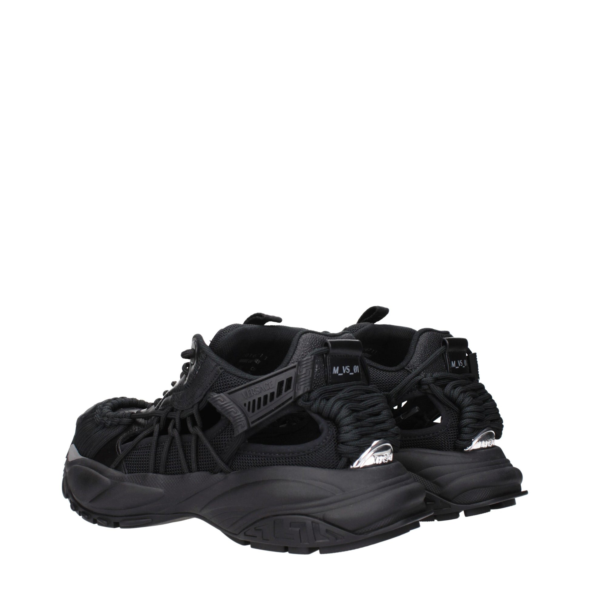 Black Leather Athletic Sneakers