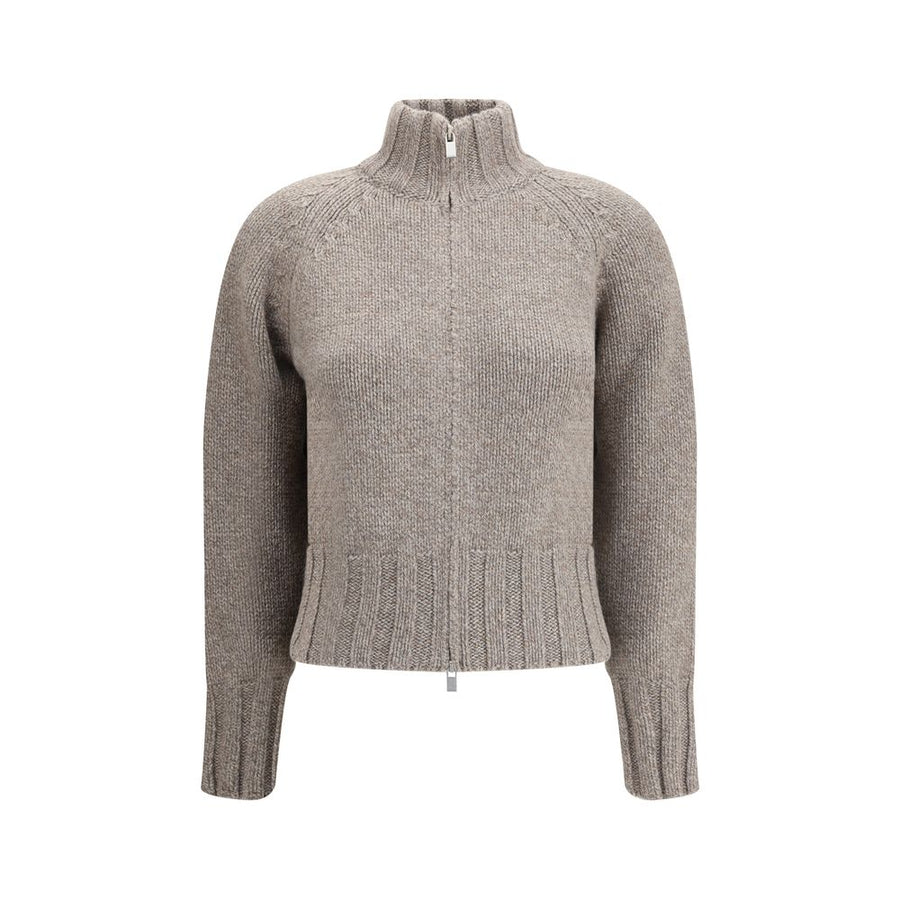 Beige Cashmere Cardigan