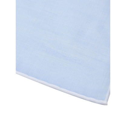 Blue Cotton Pocket Square