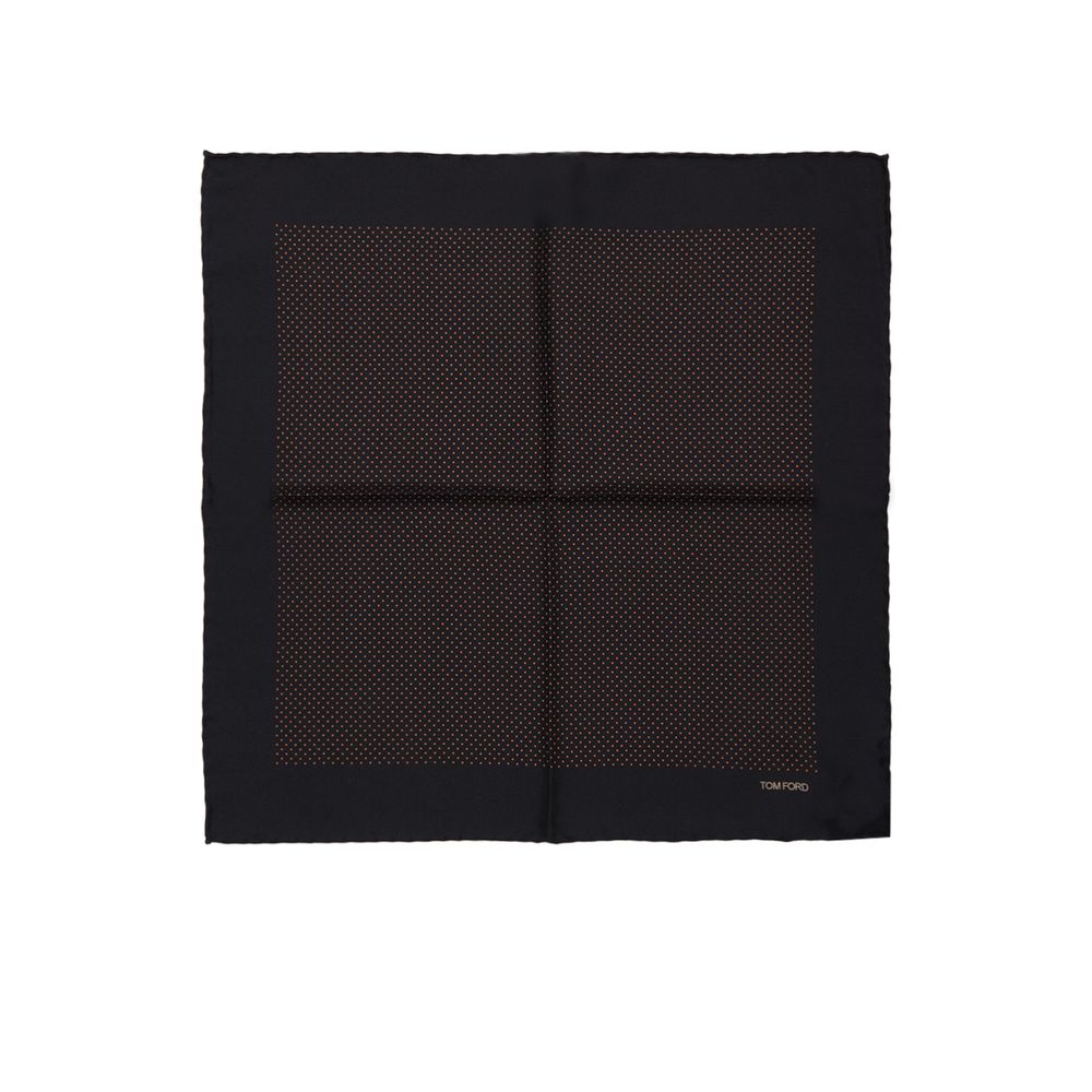 Black Silk Pocket Square