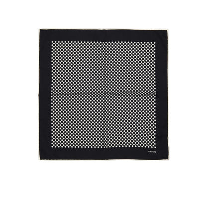 Black Silk Pocket Square