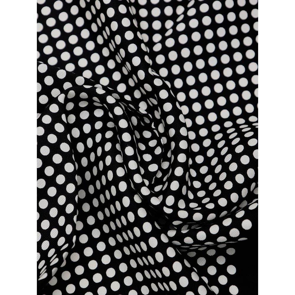 Black Silk Pocket Square