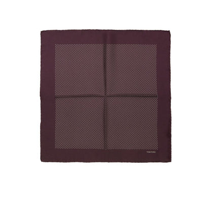 Bordeaux Silk Pocket Square