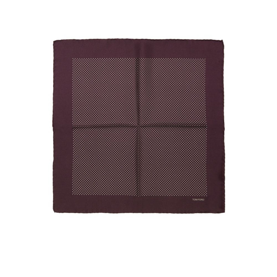 Bordeaux Silk Pocket Square