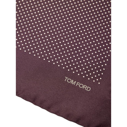 Bordeaux Silk Pocket Square