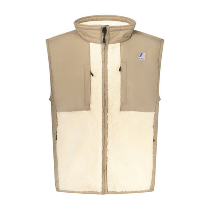Beige Polyamide Men Jacket