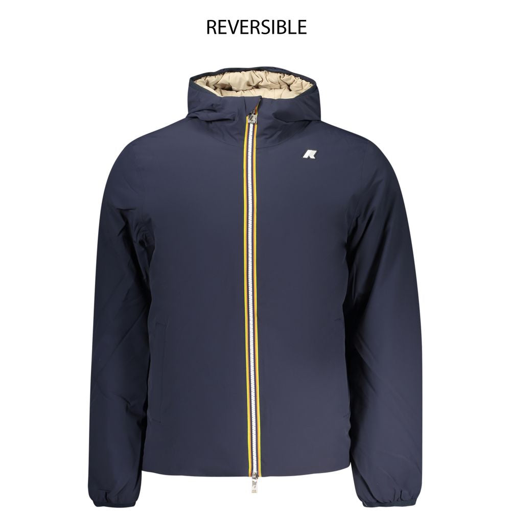 Blue Nylon Jackets & Coat