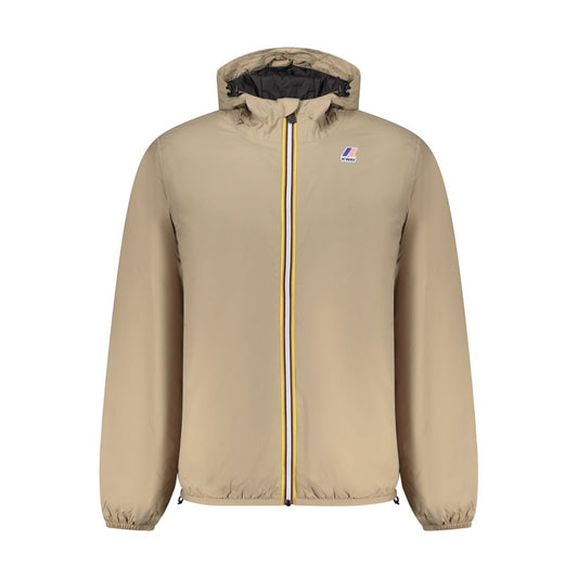 Beige Polyamide Jackets & Coat
