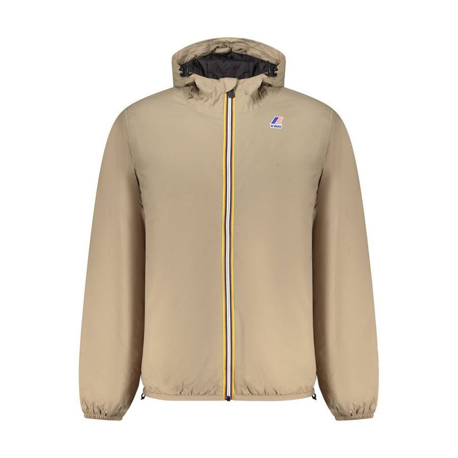 Beige Polyamide Jackets & Coat