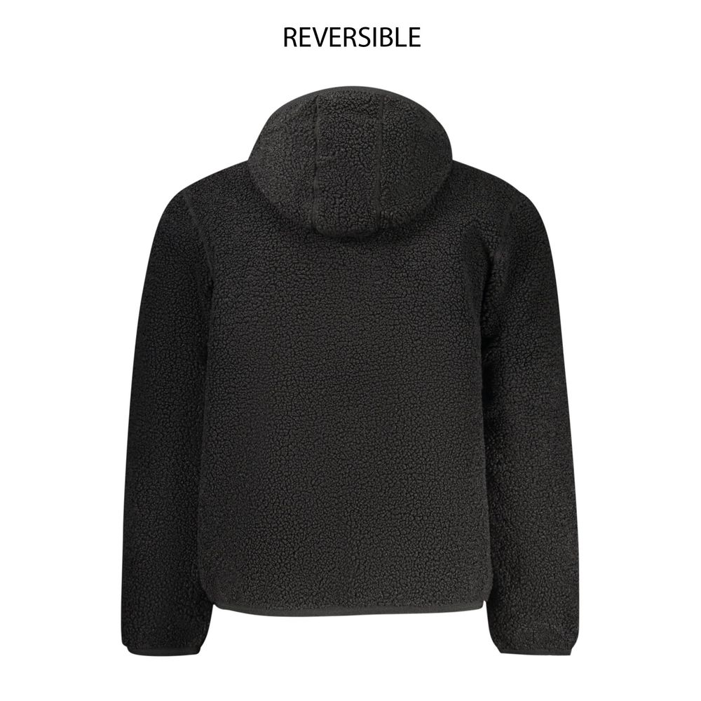 Black Polyester Jackets & Coat