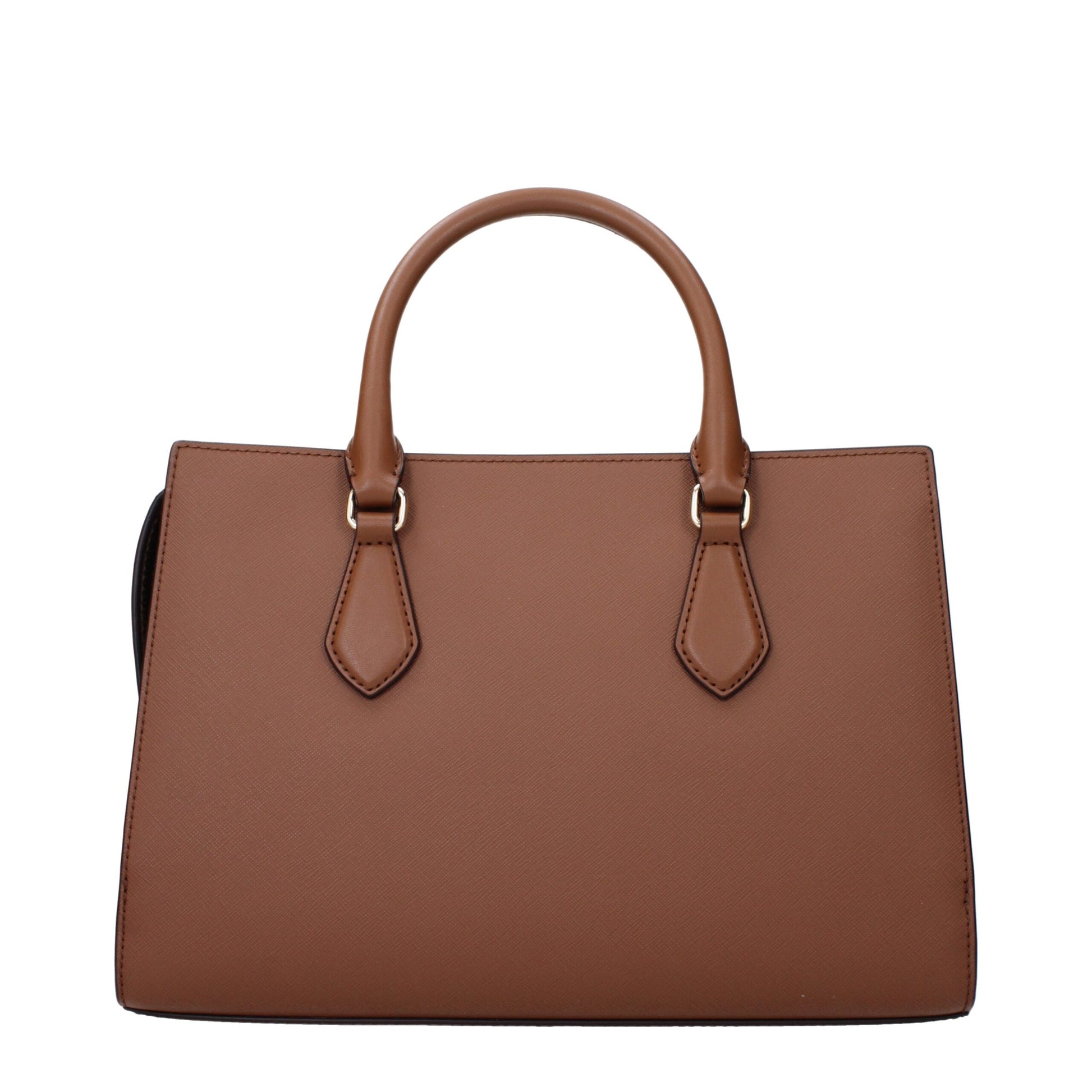 Brown Fabric Handbag