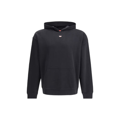 Black Cotton Sweatshirt