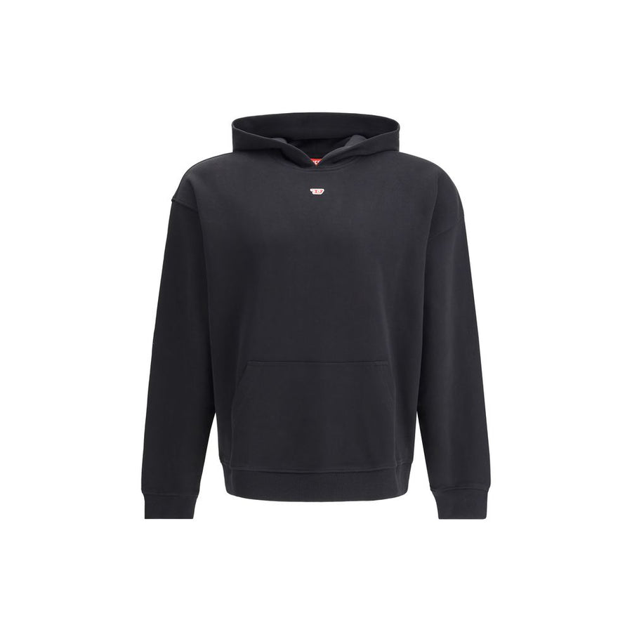 Black Cotton Sweatshirt