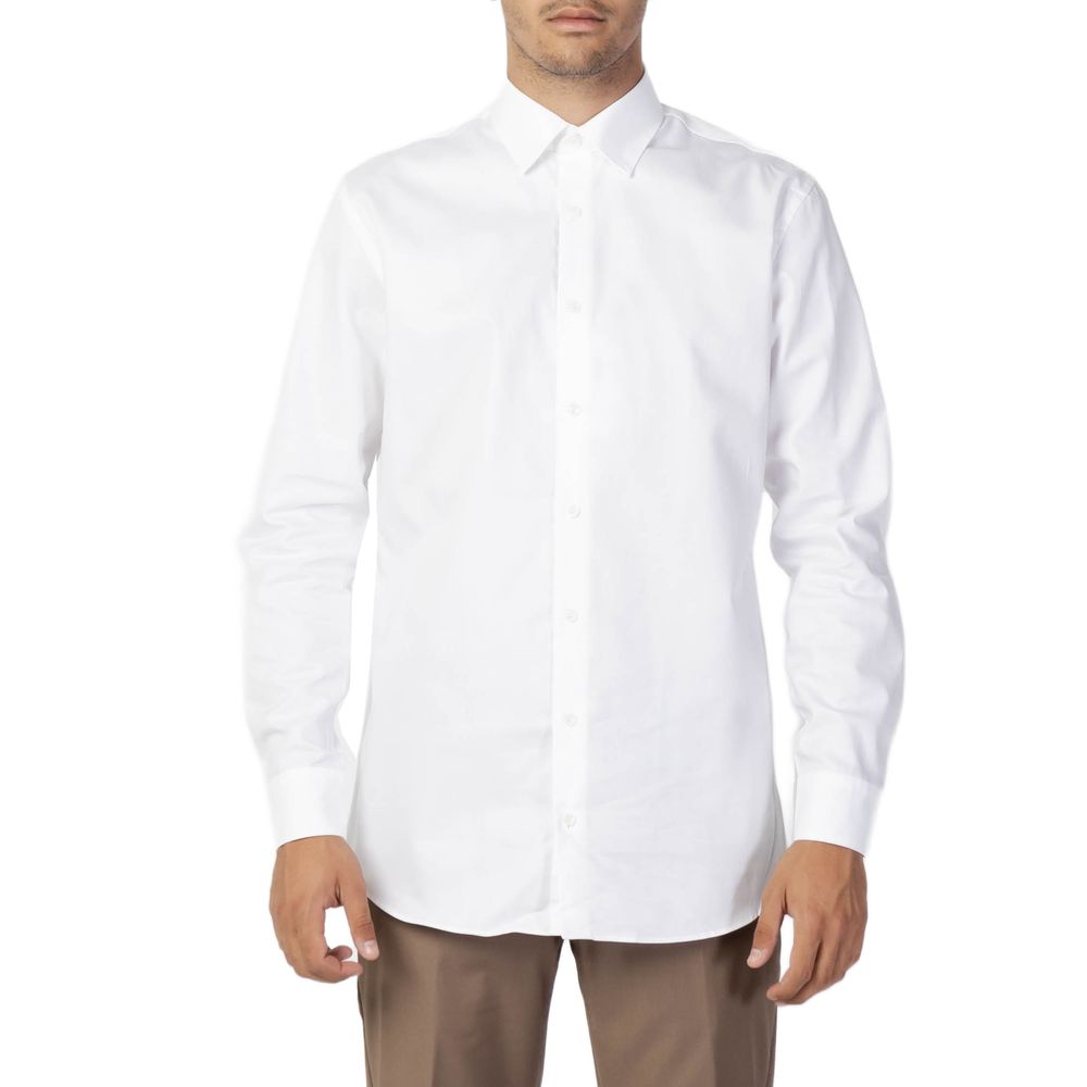 White Cotton Dress Shirt