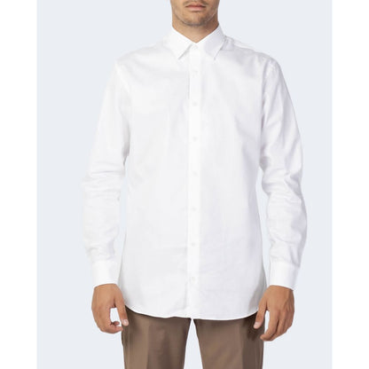 White Cotton Dress Shirt