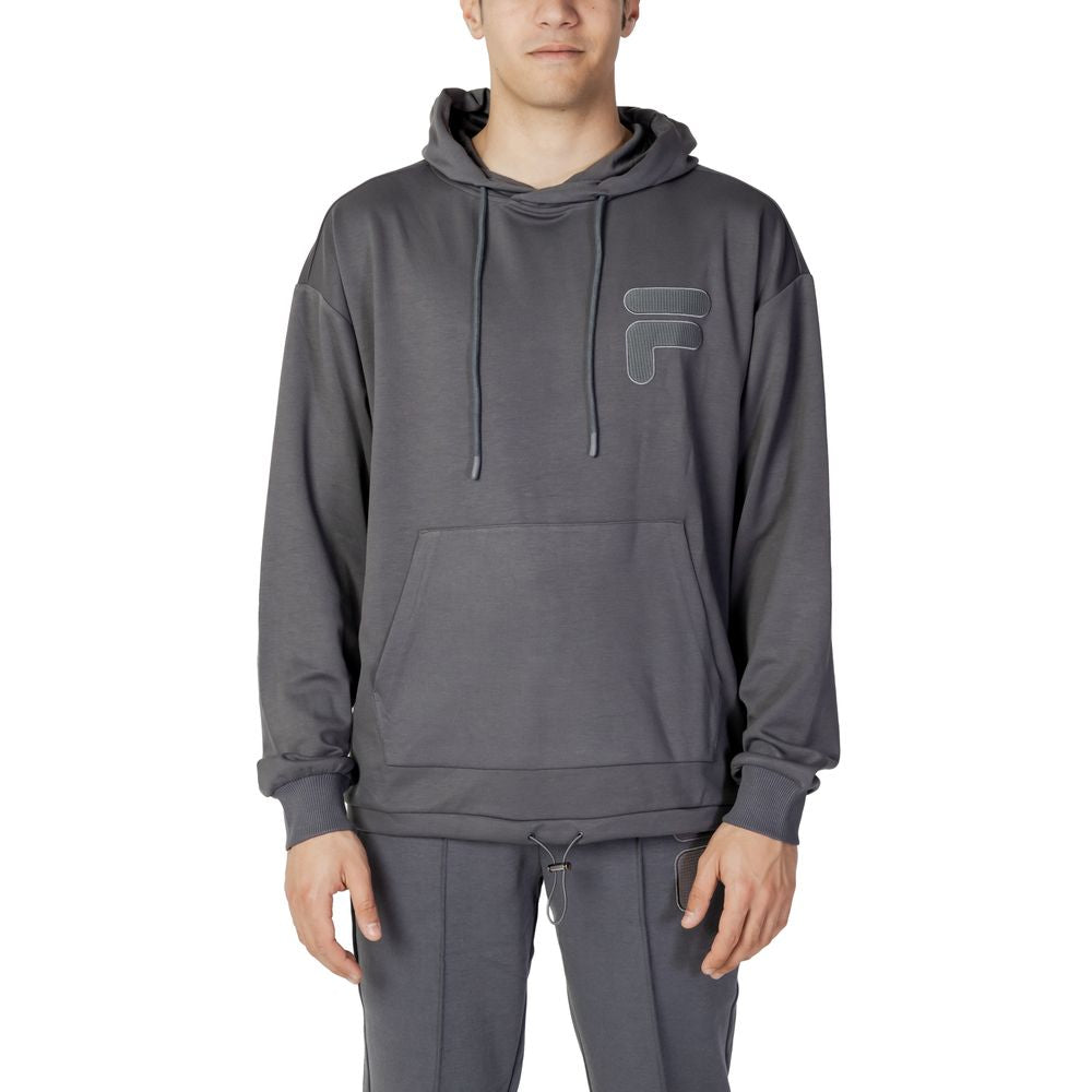 Gray Viscose Hoodie