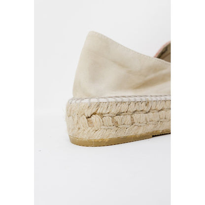 Multicolor Linen Platform Pumps