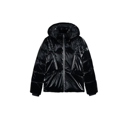 Black Polyester Coat
