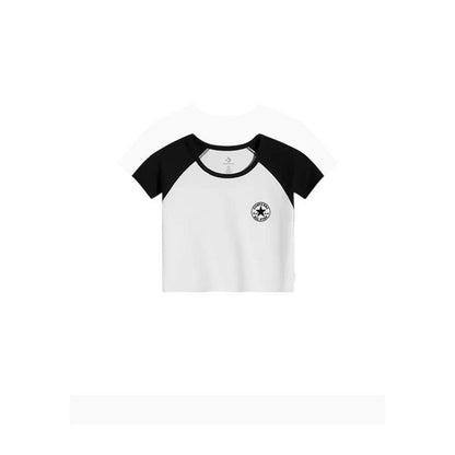 Black And White Cotton T-Shirt