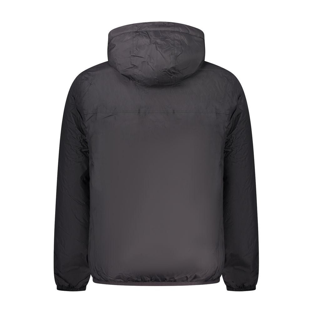 Black Polyamide Men Jacket