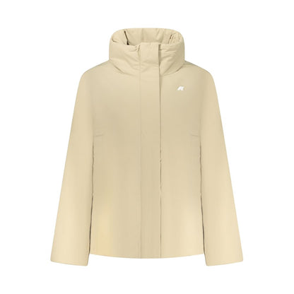 Beige Nylon Women Jacket