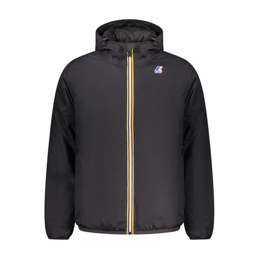 Black Polyamide Men's Jacket