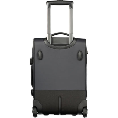 Black Polyamide Unisex Luggage Travel Bag