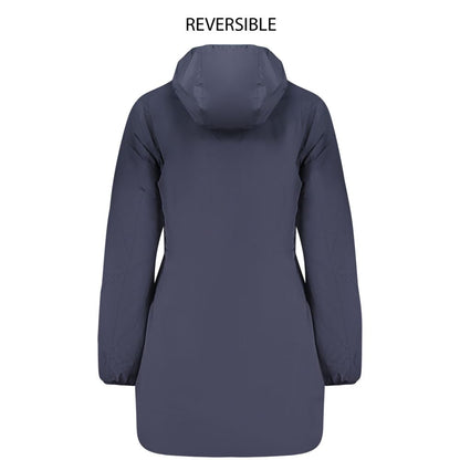 Blue Nylon Women Jacket