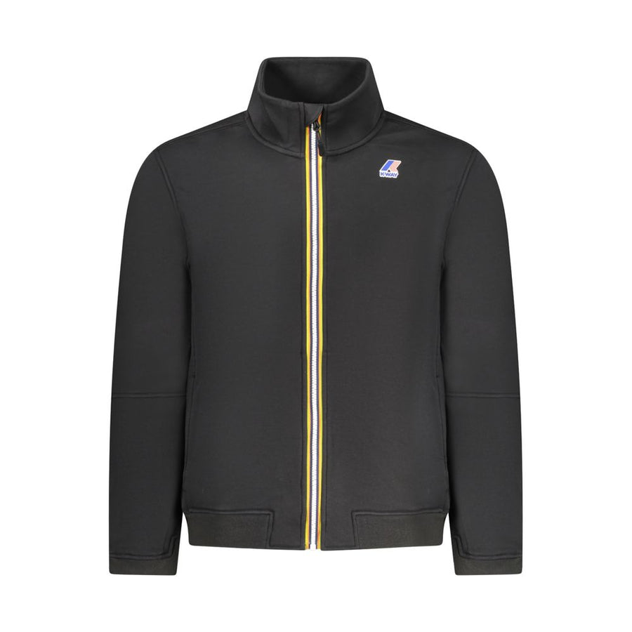 Black Cotton Men's Sweater