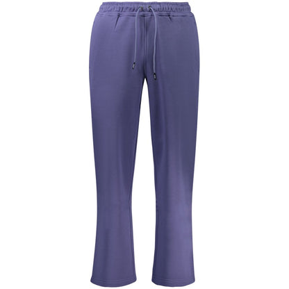 Blue Cotton Men Pant