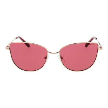 Rose Gold Metal Sunglasses