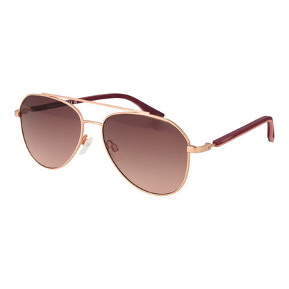 Rose Gold Rubber Sunglasses